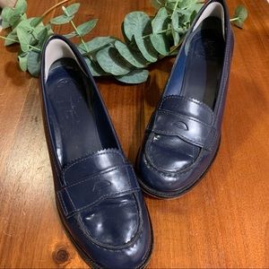 Tory Burch Clayton Mid Heel Penny Loafers